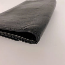 Load image into Gallery viewer, Yves Saint Laurent Black Leather Clutch Wallet
