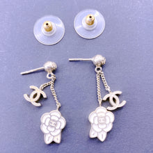 Load image into Gallery viewer, Chanel Camellia earrings