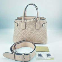 Load image into Gallery viewer, Burberry Calfskin Banner Tote
