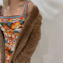 Load image into Gallery viewer, S'Maxmara mink & wool coat Size US6