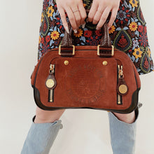 Load image into Gallery viewer, Louis Vuitton Havane brown suede stamped trunk PM Boston speedy TWS