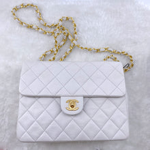 Load image into Gallery viewer, Chanel Pure White Mini Flap Bag