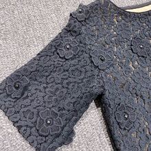 Load image into Gallery viewer, Chloe black laced dress TWS pop