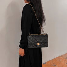 Load image into Gallery viewer, Chanel Vintage 24K Gold Classic Flap Bag Medium Size