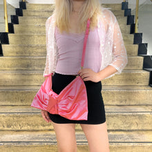 Load image into Gallery viewer, VALENTINO Pink Big Bow Clutch/ shoulder bag