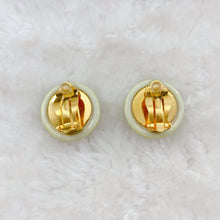 Load image into Gallery viewer, Chanel Green Snowflake Earring