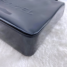 Load image into Gallery viewer, Chanel Black Patent Leather Tote Bag