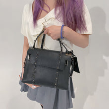 Load image into Gallery viewer, Valentino My Rockstud Small Single Handbag in Black Noir Studs