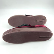Load image into Gallery viewer, Prada Red Velvet Crystal Embellished Bow Slip On Sneakers