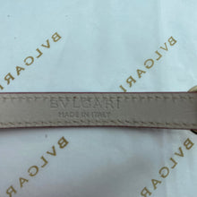 Load image into Gallery viewer, Bvlgari Red Leather Double Coiled Gold Plated Bracelet