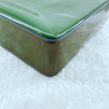 Load image into Gallery viewer, Chanel Green Patent Leather Tote Bag