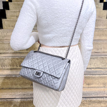 Load image into Gallery viewer, Chanel 2.55 Flap Bag Silver