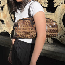 Load image into Gallery viewer, Fendi Zucchino Bowler Bag