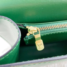 Load image into Gallery viewer, Louis Vuitton Green Leather Marlesherbes Bag