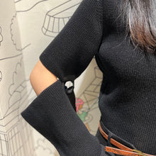 Load image into Gallery viewer, Celine in Cotton and Viscose Collar Sweater