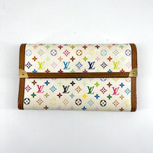Load image into Gallery viewer, Louis Vuitton White Multicolor monogram wallet