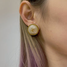 Load image into Gallery viewer, CHANEL vintage pearl gold earrings TWS