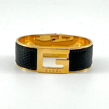 Load image into Gallery viewer, Gucci single G plaque logo bracelet