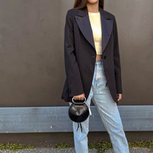 Load image into Gallery viewer, 3.1 Phillip Lim Black Alix Circle Leather Clutch