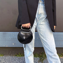 Load image into Gallery viewer, 3.1 Phillip Lim Black Alix Circle Leather Clutch