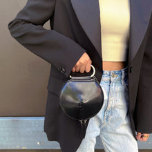 Load image into Gallery viewer, 3.1 Phillip Lim Black Alix Circle Leather Clutch