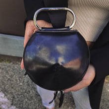 Load image into Gallery viewer, 3.1 Phillip Lim Black Alix Circle Leather Clutch
