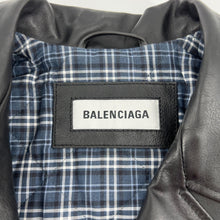 Load image into Gallery viewer, Balenciaga logo print biker jacket
