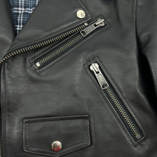 Load image into Gallery viewer, Balenciaga logo print biker jacket