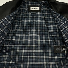 Load image into Gallery viewer, Balenciaga logo print biker jacket