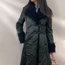 Load image into Gallery viewer, VIVIENNE TAM Black Embroidered Coat