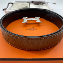 Load image into Gallery viewer, Hermes Man's H buckle belt