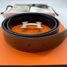 Load image into Gallery viewer, Hermes Man's H buckle belt