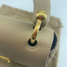 Load image into Gallery viewer, Burberry Tan leather mini DK88 top handle bag
