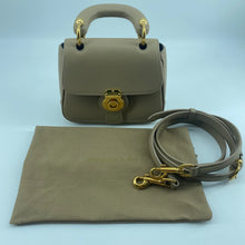 Load image into Gallery viewer, Burberry Tan leather mini DK88 top handle bag