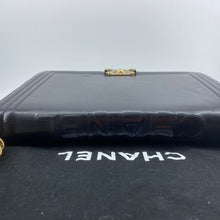 Load image into Gallery viewer, Chanel glazed leather le boy flap bag