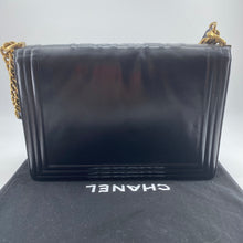 Load image into Gallery viewer, Chanel glazed leather le boy flap bag