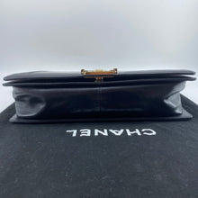 Load image into Gallery viewer, Chanel glazed leather le boy flap bag