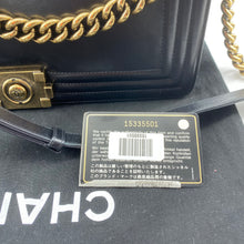 Load image into Gallery viewer, Chanel glazed leather le boy flap bag