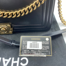 Load image into Gallery viewer, Chanel glazed leather le boy flap bag