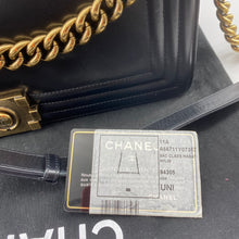 Load image into Gallery viewer, Chanel glazed leather le boy flap bag