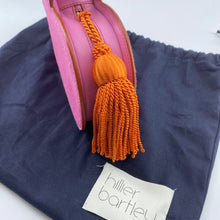 Load image into Gallery viewer, Hillier Bartley Bunny calf hair and leather clutch