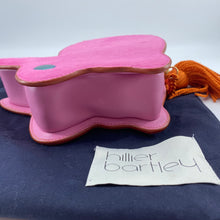 Load image into Gallery viewer, Hillier Bartley Bunny calf hair and leather clutch