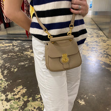 Load image into Gallery viewer, Burberry Tan leather mini DK88 top handle bag