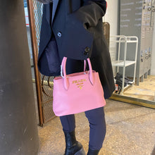Load image into Gallery viewer, Prada pink monogrome tote saffiano