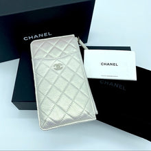 Load image into Gallery viewer, CHANEL leather wallet
