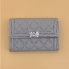 Load image into Gallery viewer, CHANEL leather wallet