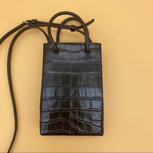 Load image into Gallery viewer, BALENCIAGA SHOPPING PHONE HOLDER leather bag