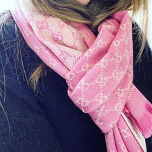 Load image into Gallery viewer, GUCCI Wool GG Jacquard Scarf