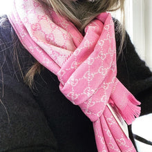 Load image into Gallery viewer, GUCCI Wool GG Jacquard Scarf