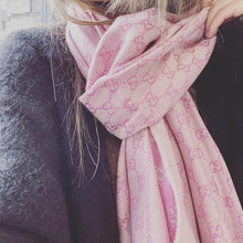 Load image into Gallery viewer, GUCCI Wool GG Jacquard Scarf